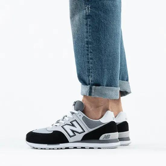 Giày New Balance 574 'Black White' ML574NLC - Ảnh 7