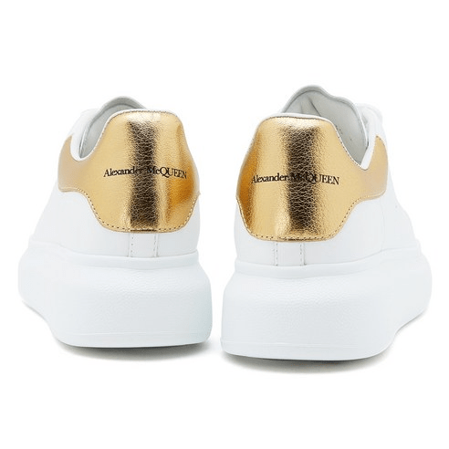 Giày Alexander McQueen Wmns Oversized Sneaker 'White Light Gold' 553770-WHFBU-9075 - Ảnh 6