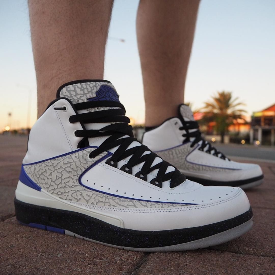 Giày Nike Air Jordan 2 Retro 'Concord' 385475-153 - Ảnh 2