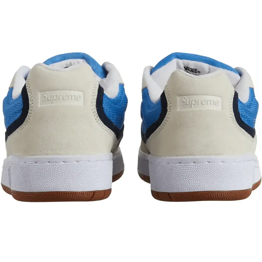 Giày Vans Supreme x Skate Speed 'White Blue Gum' VN0007R0WHT - Ảnh 4