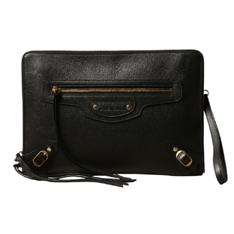 Túi Balenciaga Neo Classic Pouch In Grained Leather 652490-15Y0I-1000