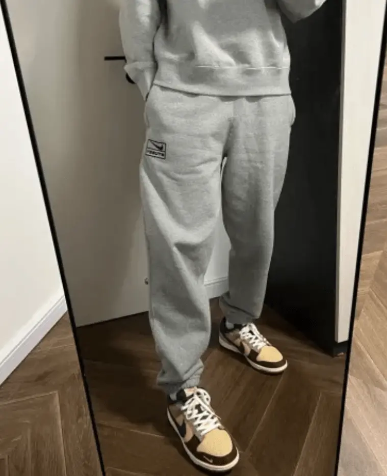 Quần Nike x Stussy Washed Sweatpants 'Grey' DO9340-063 - Ảnh 4