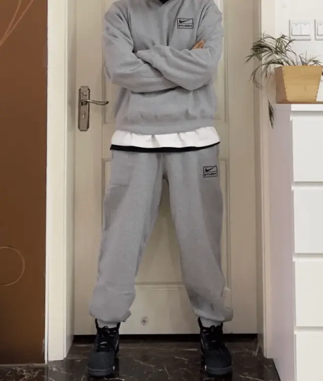 Alternative view of Quần Nike x Stussy Washed Sweatpants 'Grey' DO9340-063