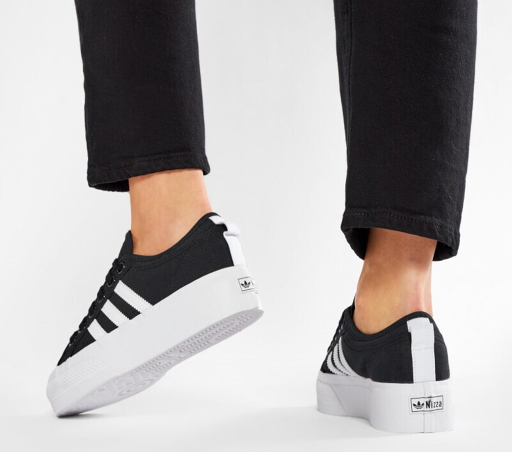 Giày Adidas Wmns Nizza Platform 'Black' FV5321 - Ảnh 4