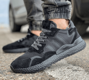 Alternative view of Giày Adidas Nite Jogger 'Triple Black' BD7954