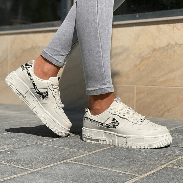 Giày Nike Air Force 1 Pixel Zebra 'White' DH9632-100 - Ảnh 2