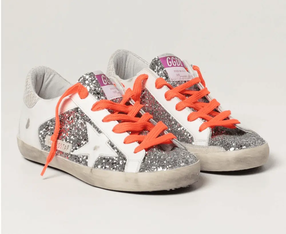 Giày Golden Goose Superstar Silver Ice GWF00104-F001630-70148 - Ảnh 3