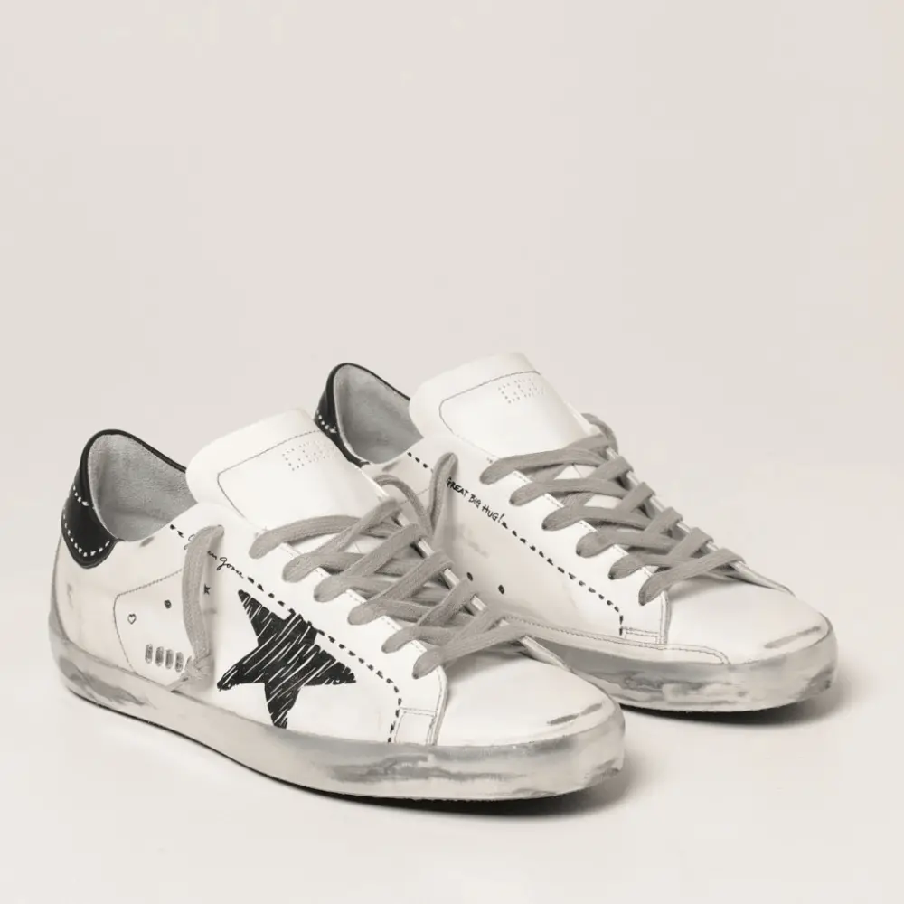 Giày Golden Goose Superstar 'White Black' GMF00102-F002090-10432 - Ảnh 3