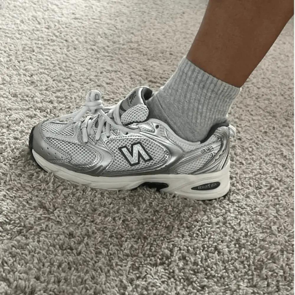 Alternative view of Giày New Balance 530 'Grey Matter Silver Metallic' MR530LG