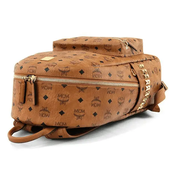 Balo MCM Stark Studs Backpack Visetos 'Cognac' MMKAAVE09CO001 - Ảnh 5