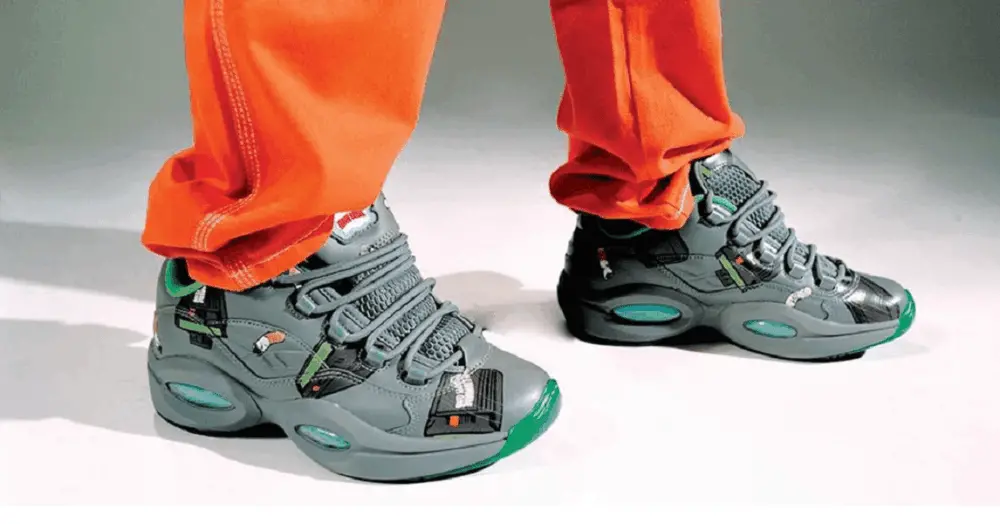 Giày Reebok BBC Ice Cream x Question Low Beepers & Butts 'Grey' FZ4342 - Ảnh 3