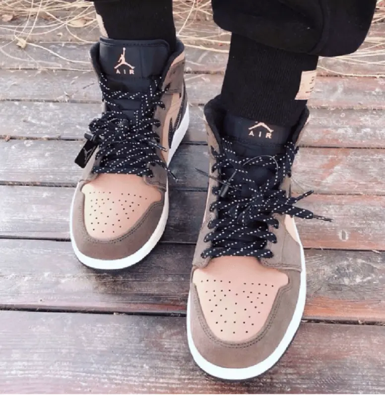 Giày Nike Air Jordan 1 Mid SE 'Earth Tone' DC7294-200 - Ảnh 4