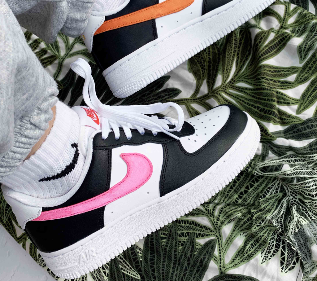 Giày Nike Wmns Air Force 1 '07 'Satin Swoosh' DC4463-100 - Ảnh 3