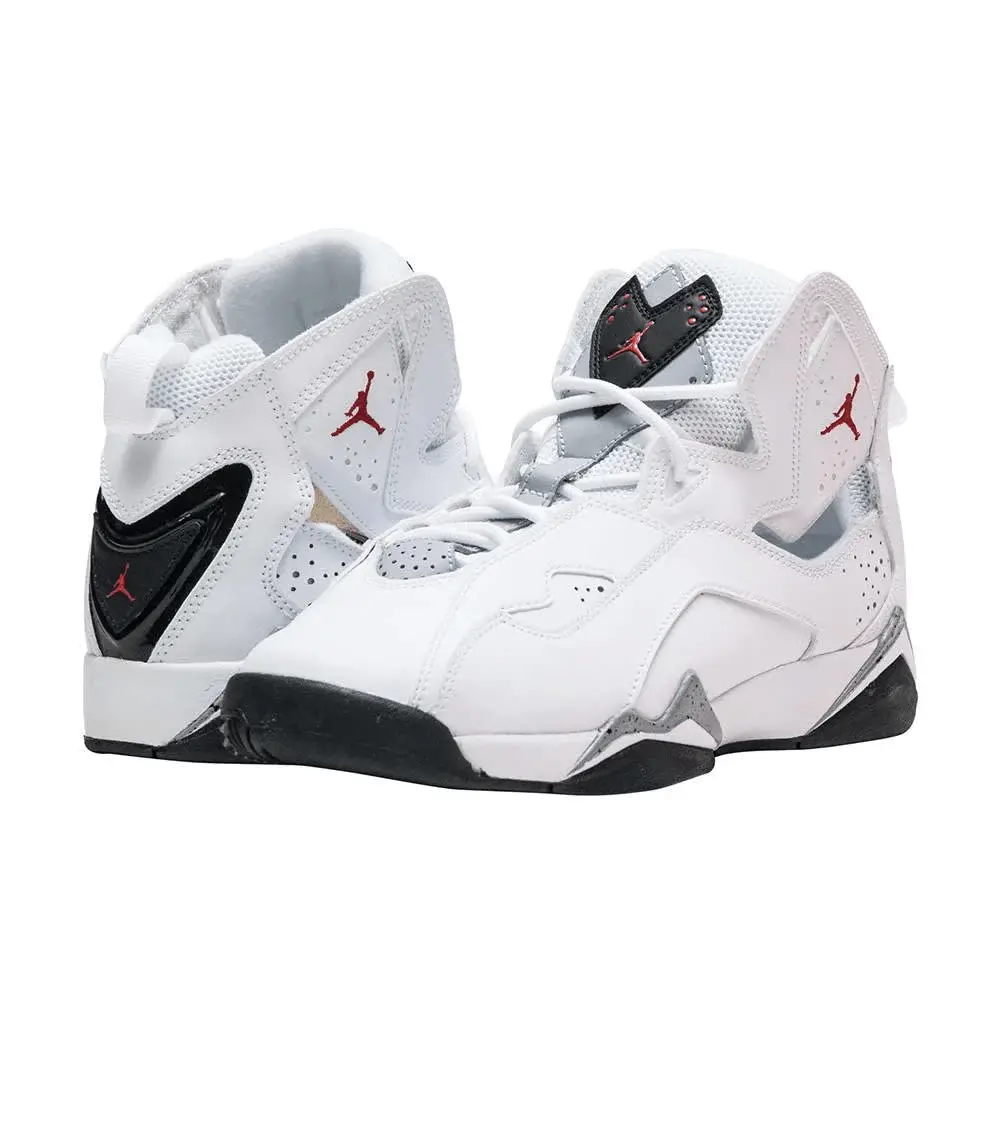 Alternative view of Giày Nike Air Jordan True Flight GS 'White' 343795-121