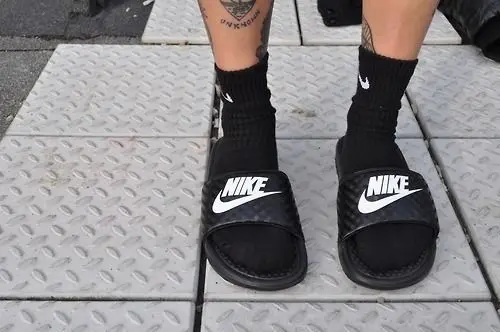 Dép Nike JDI Benassi Slides 'Black Diamond Pattern' 343881-011 - Ảnh 7