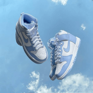 Alternative view of Giày Nike Wmns Dunk High 'Aluminum' DD1869-107