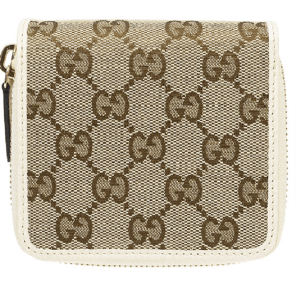 Ví Gucci Leather Folding Long Logo Outlet 'Vanila' 346056 KY9LG 9780