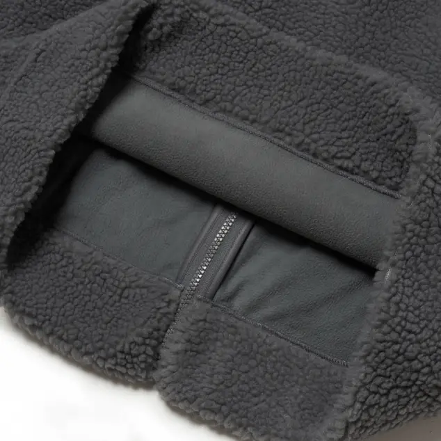 Áo MLB Basic Stand Neck Dumble Fleece Jumper 3AJPF0316-50GRD - Ảnh 3