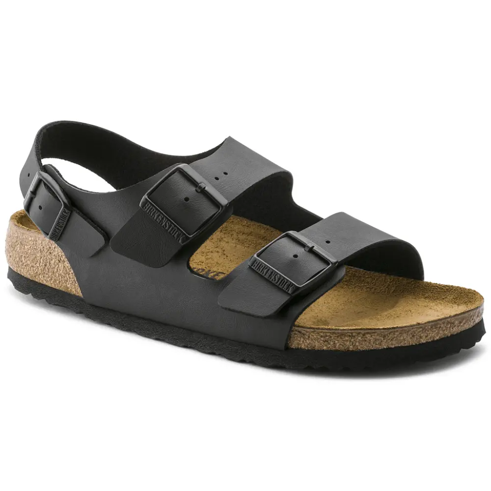 Dép Birkenstock Milano Birko Flor 'Black' 34793 - Ảnh 7