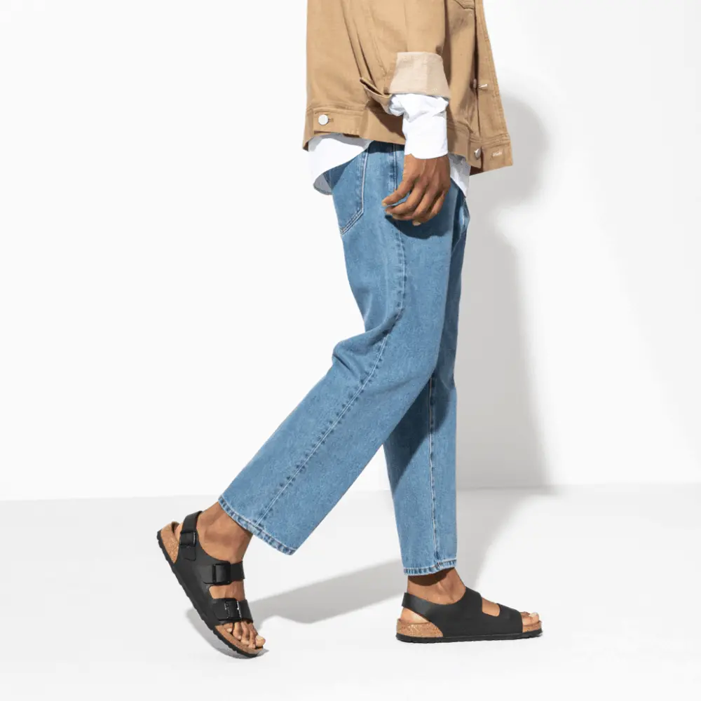 Alternative view of Dép Birkenstock Milano Birko Flor 'Black' 34793