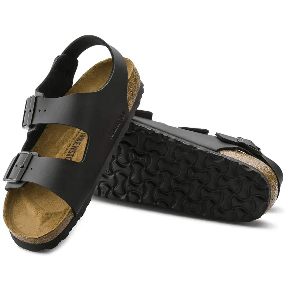 Dép Birkenstock Milano Birko Flor 'Black' 34793 - Ảnh 5