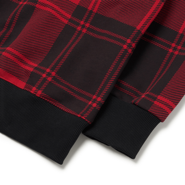 Áo MLB Check Front Overfit Sweatshirt Boston Red Sox 3AMTC2114-43RDD - Ảnh 3