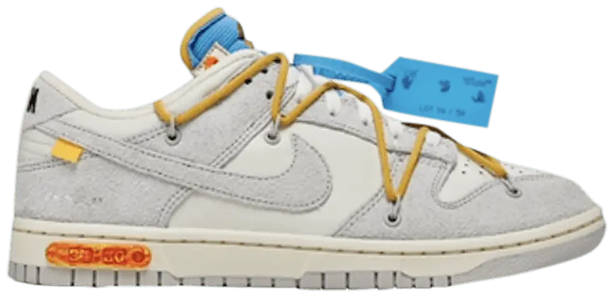 Giày Nike Off-White x Dunk Low 'Lot 34 of 50' DJ0950-102