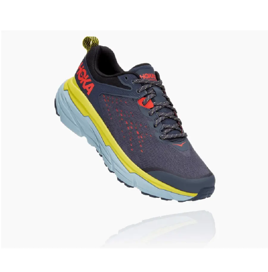 Giày Hoka Challenger Atr 6 Navy Blue Yellow SS21-1106 - Ảnh 3