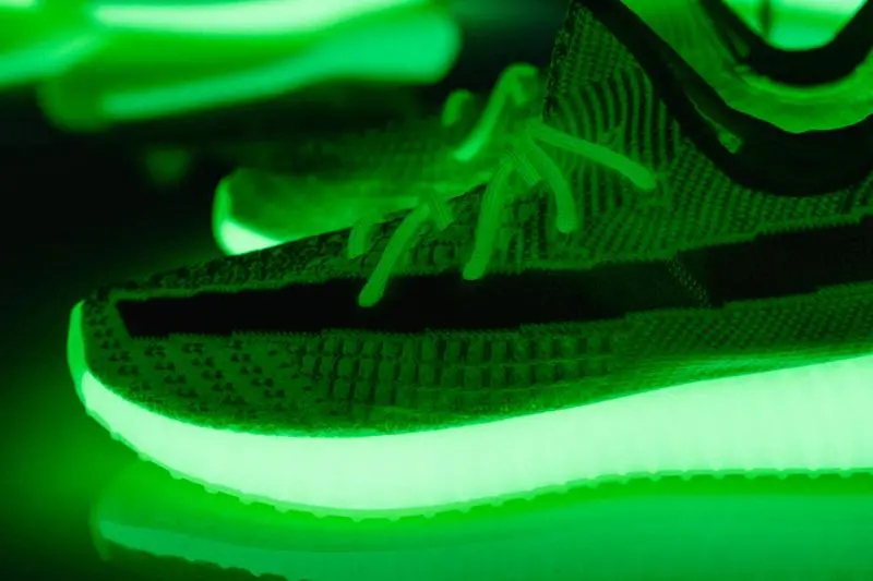 Giày Adidas YEEZY BOOST 350 V2 "Glow in the Dark" EG5293 - Ảnh 6
