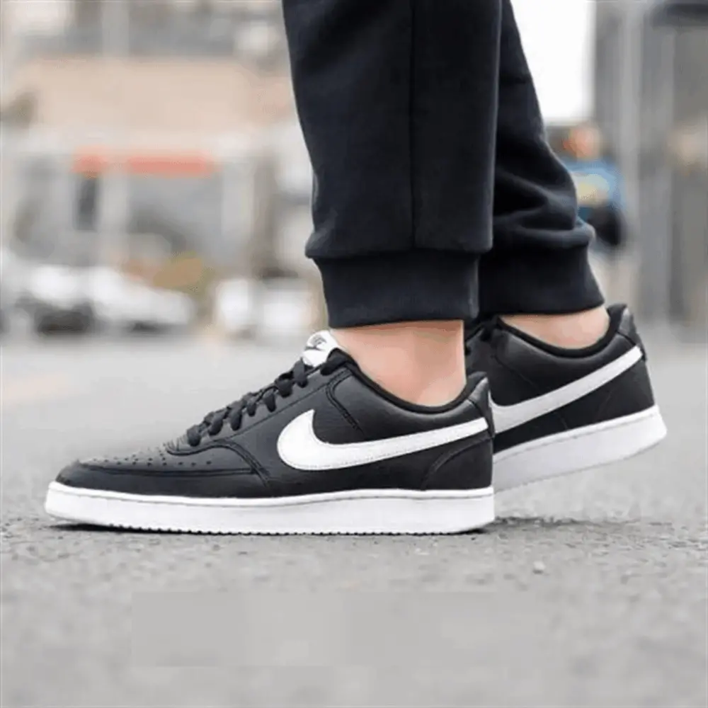 Giày Nike Court Vision Low 'Black White' CD5463-001 - Ảnh 3