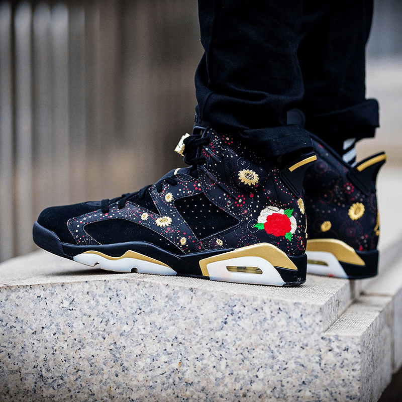 Giày Nike Air Jordan 6 Retro BG 'Chinese New Year' AA2495-021 - Ảnh 4