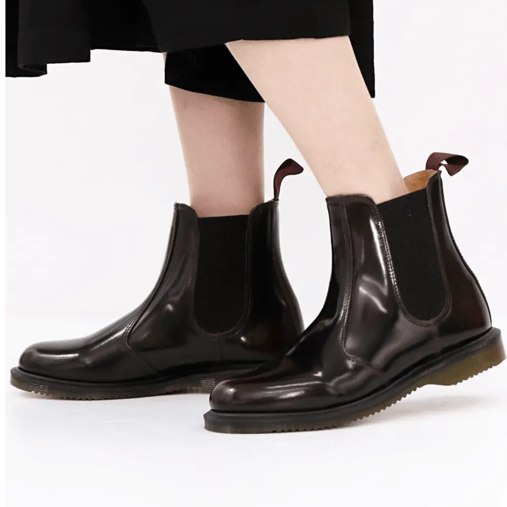 Giày Dr. Martens Wmns Flora Arcadia Chelsea Boots 'Cherry Red' 14650601 - Ảnh 3