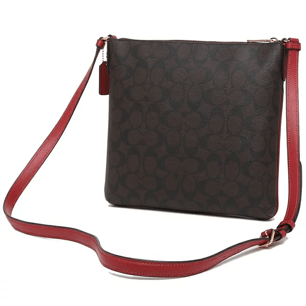 Túi Coach Rowan Pile Bag 'Brown Red' C1554 IMRVQ - Ảnh 4