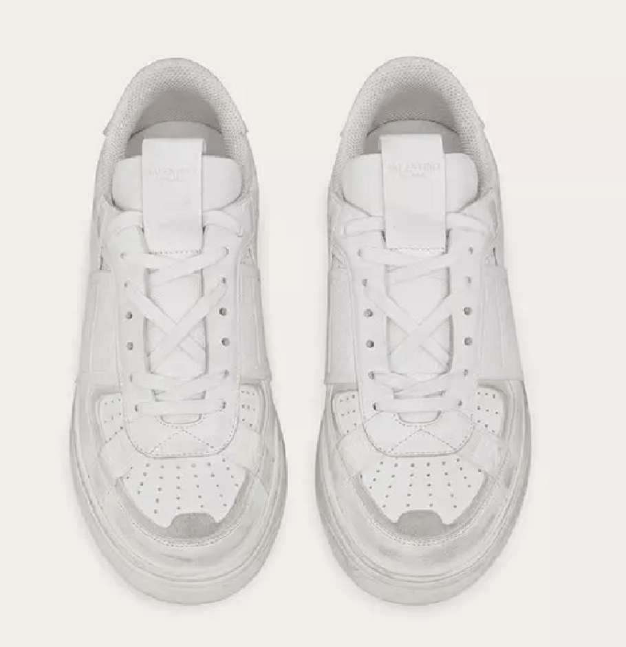 Giày Valentino Calf Ribbons Low-Top VL7N VY0S0C58JTV10K - Ảnh 3