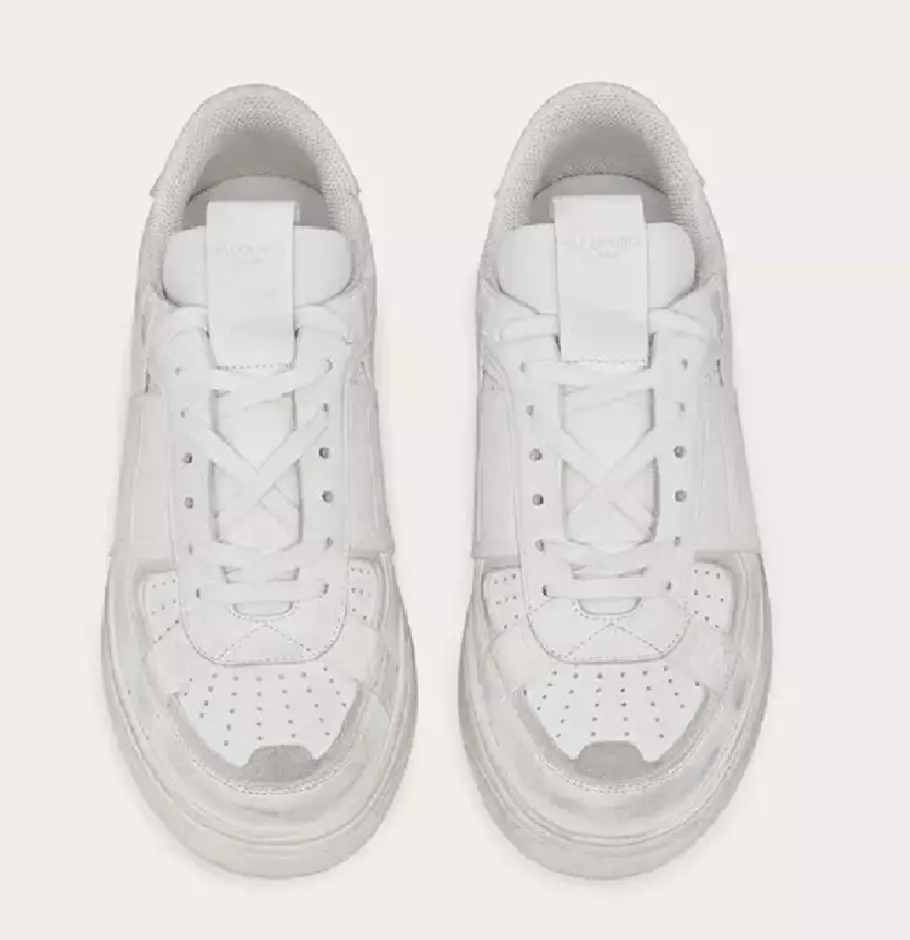 Giày Valentino Calf Ribbons Low-Top VL7N VY0S0C58JTV10K - Ảnh 3