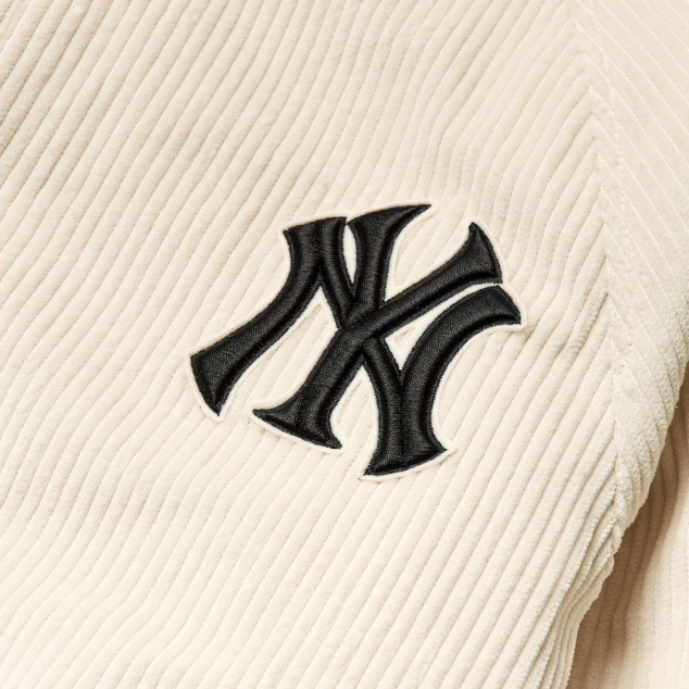 Áo MLB Bomber Basic Padded Corduroy Jumper NY Yankees 3AJP02016-50CRS - Ảnh 3