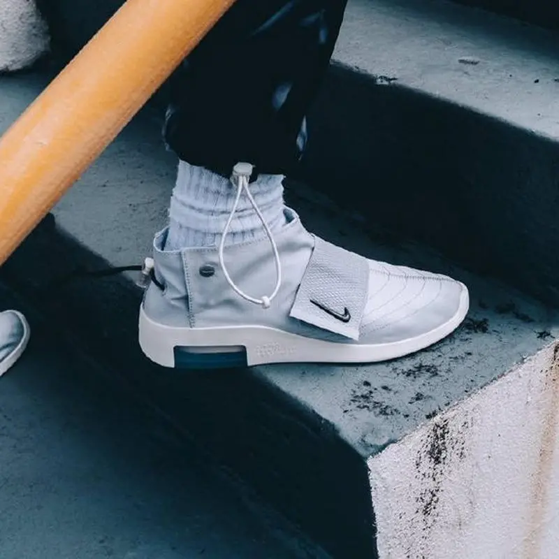 Giày Nike Air Fear Of God Moccasin Pure Platinum AT8086-001 - Ảnh 3