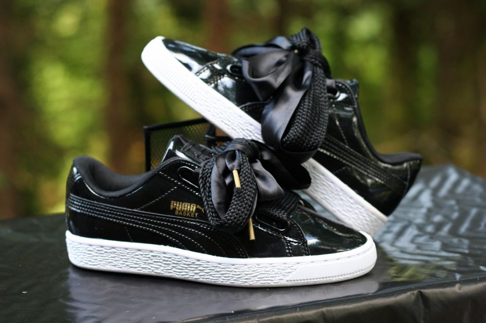 Giày PUMA Basket Heart 'Patent' 363073-01 - Ảnh 6