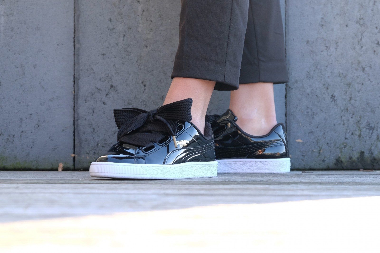 Giày PUMA Basket Heart 'Patent' 363073-01 - Ảnh 5