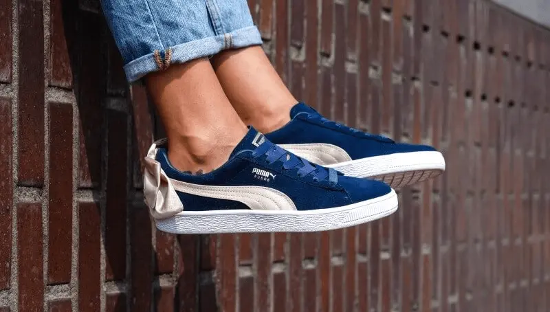 Giày Puma Wmns Suede Bow Varsity 'Peacoat' 367732-02 - Ảnh 7