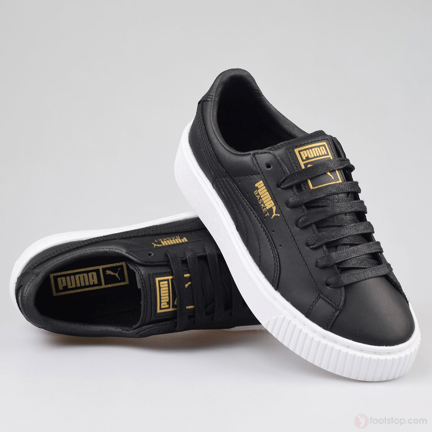 Giày Puma Wmns Basket Platform Core 'Black Gold' 364040-03 - Ảnh 4