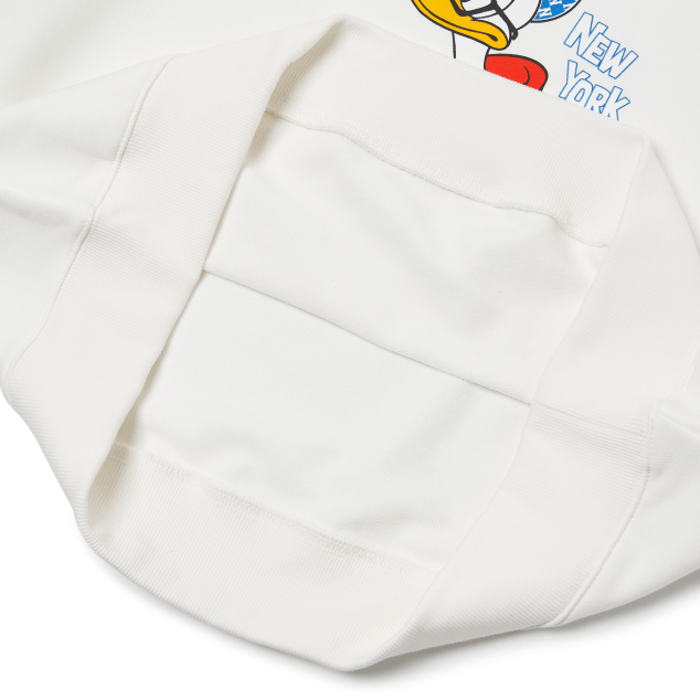 Áo MLB X DISNEY Donald Duck Front Print 3AMTD1014-50IVS - Ảnh 6