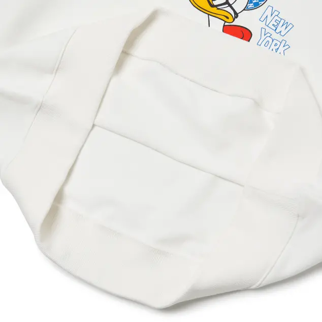 Áo MLB X DISNEY Donald Duck Front Print 3AMTD1014-50IVS - Ảnh 6