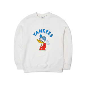 Áo MLB X DISNEY Donald Duck Front Print 3AMTD1014-50IVS