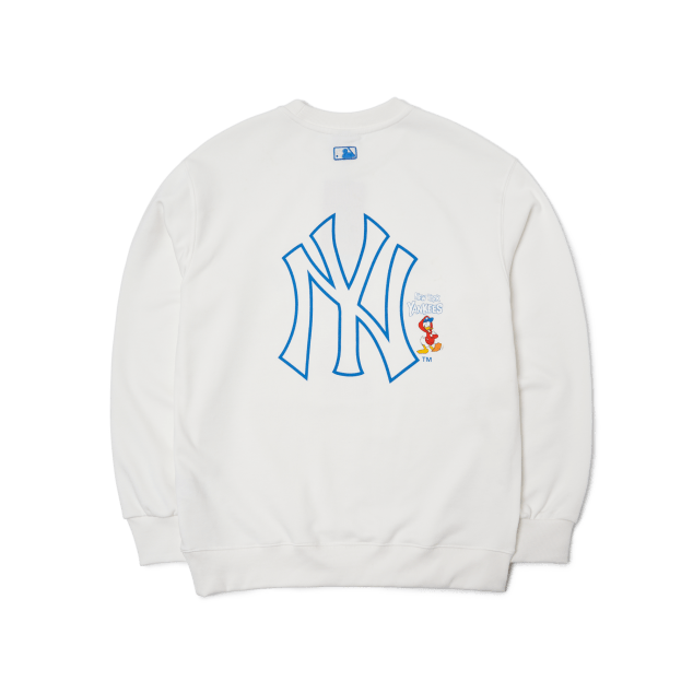 Áo MLB X DISNEY Donald Duck Front Print 3AMTD1014-50IVS - Ảnh 2