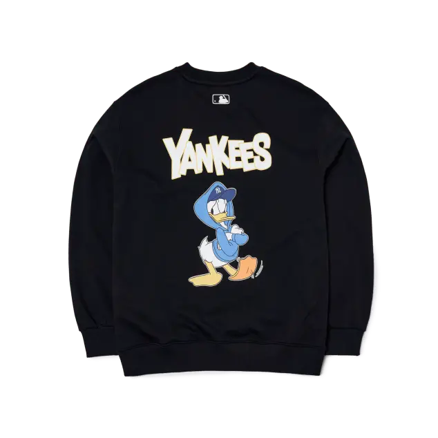 Alternative view of Áo MLB X DISNEY Donald Duck Bag Print Overfit Sweatshirt NY