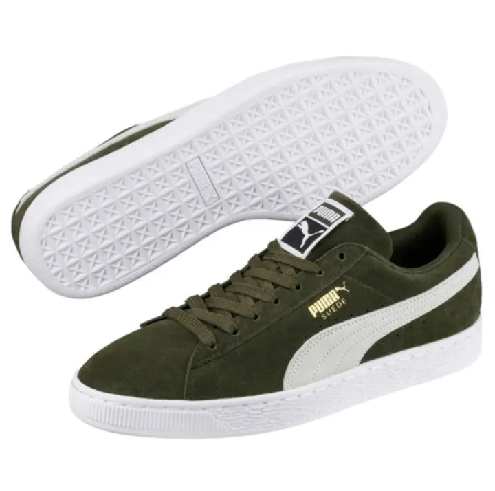 Alternative view of Giày Puma Suede Classic 'Green White' 365347-33
