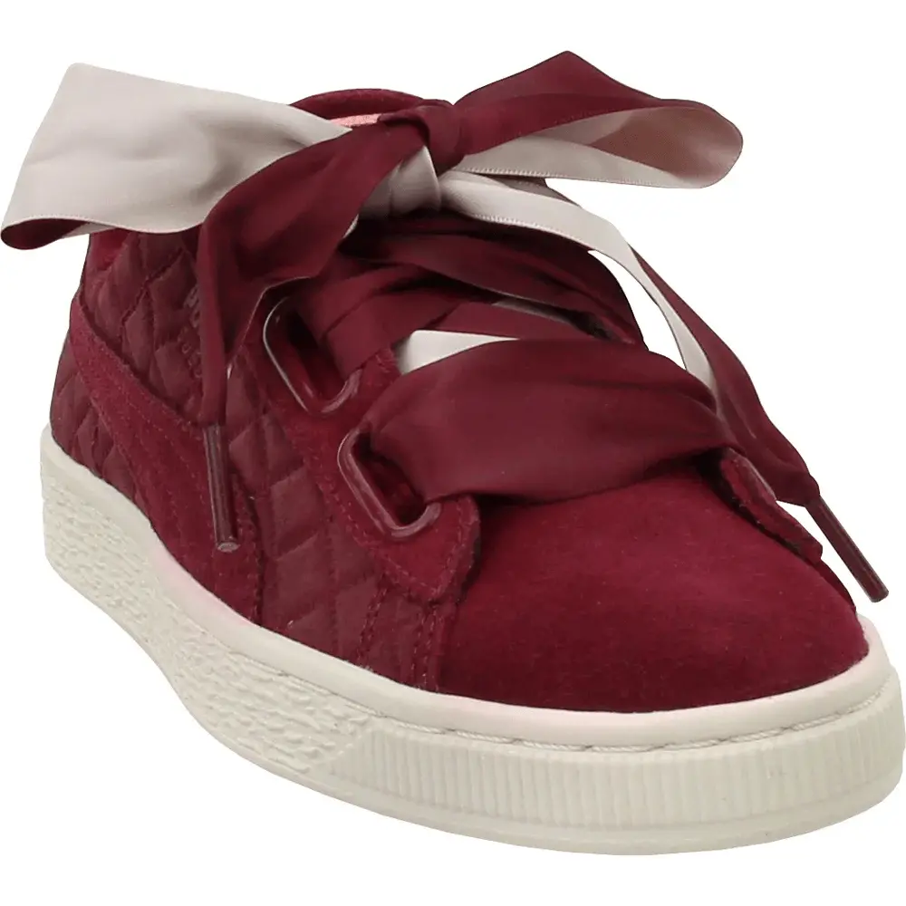 Giày Puma Wmns Suede Heart Quilt 'Cordovan' 365462-01 - Ảnh 4
