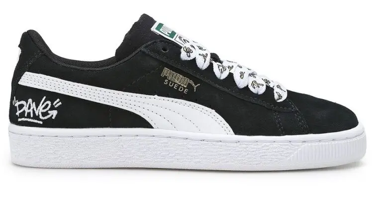 Giày Puma Minions Suede Jr 'Black White' 365527-03