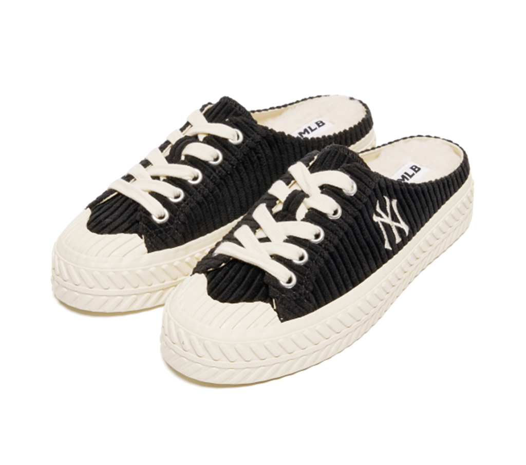 Giày MLB Playball Corduroy Mule FL New York Yankees 3AMUUD116-50BKS - Ảnh 3